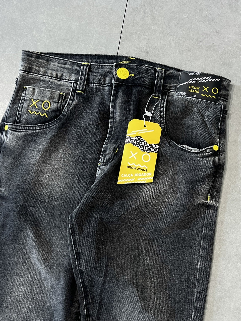CALÇA JEANS SKINNY BROW - 7802