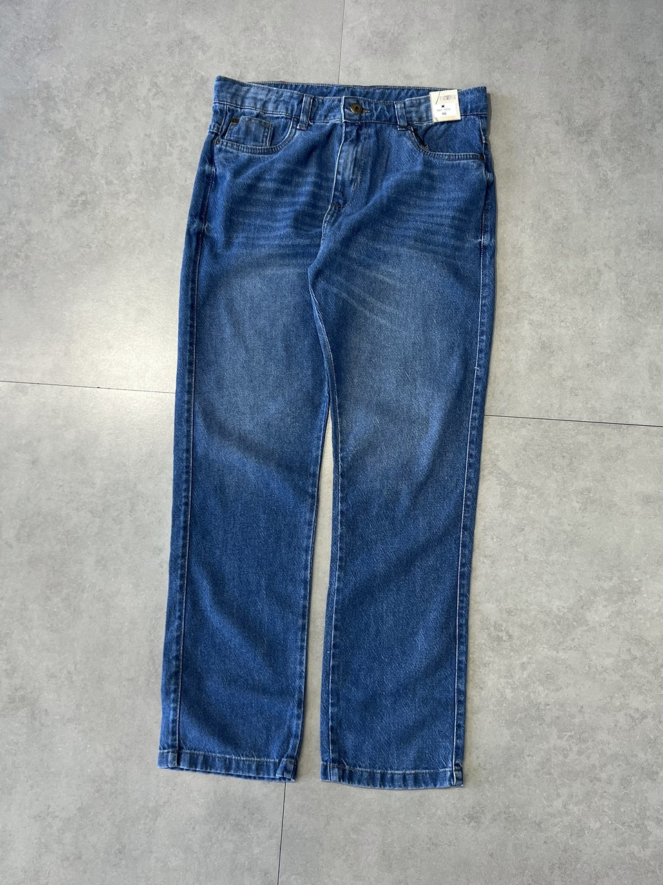CALÇA JEANS RETA "BASIC BLUE" - 7575