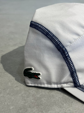 BONÉ LACOSTE COLORBLOCK - BRANCO