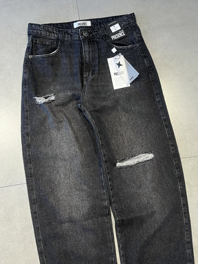 CALÇA JEANS BAGGY "DARK HOLES" - 7587