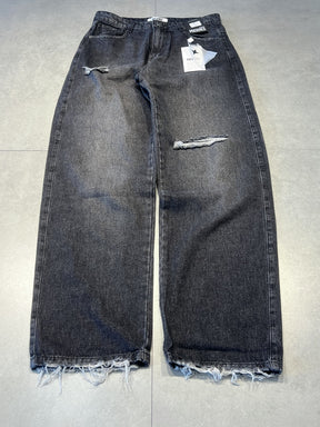 CALÇA JEANS BAGGY "DARK HOLES" - 7587
