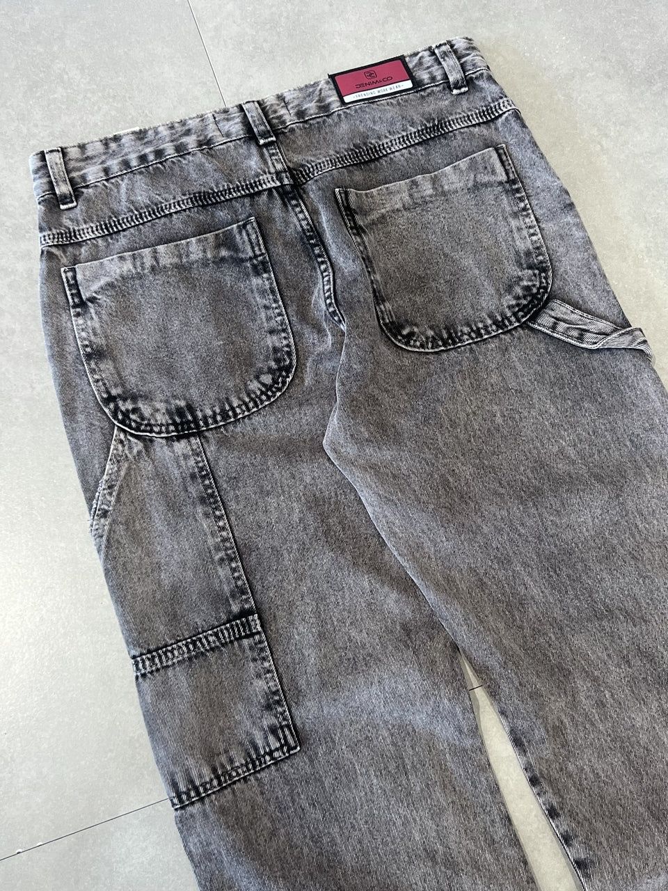 CALÇA JEANS BAGGY "CARPENTER"