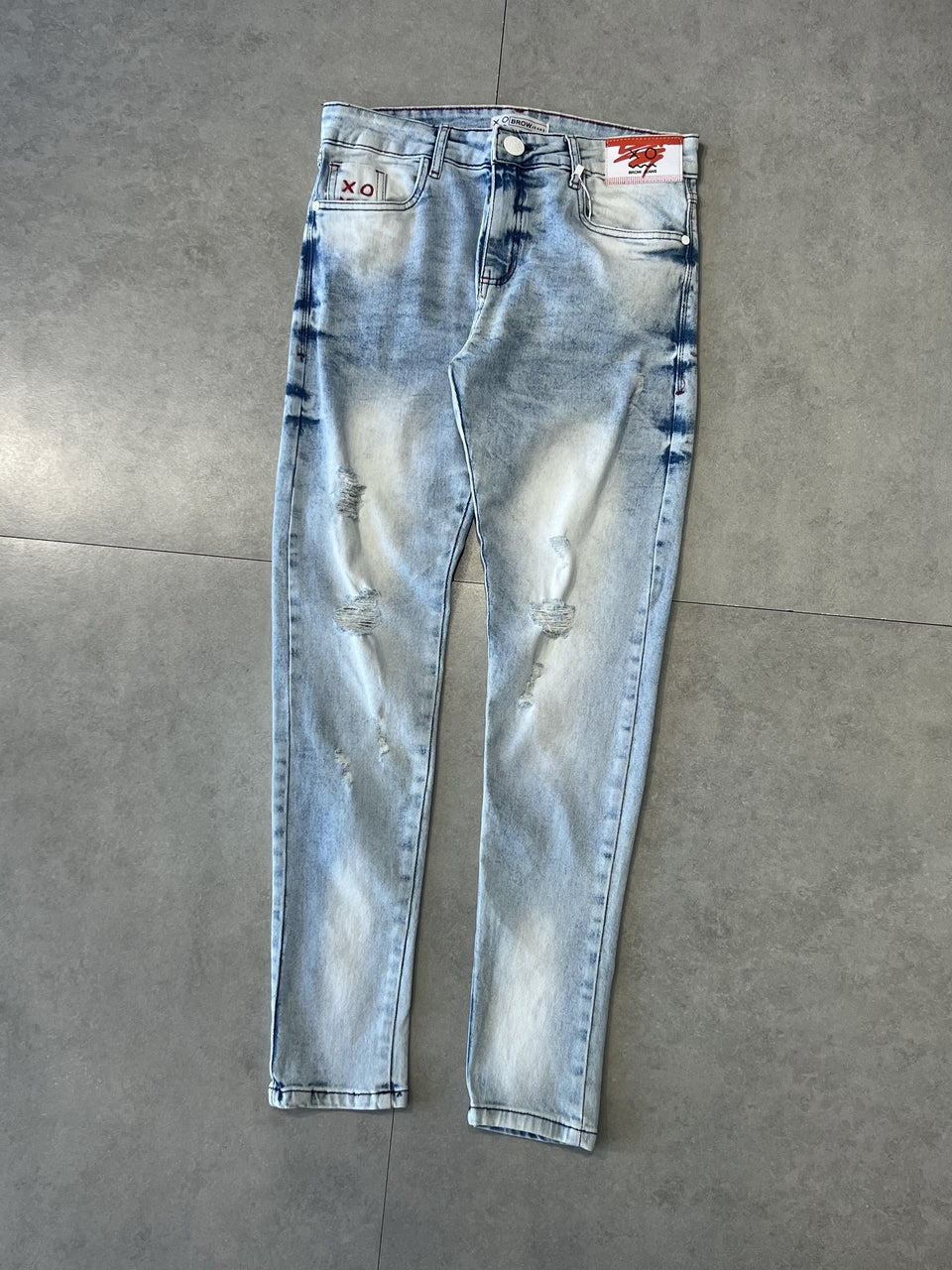 CALÇA JEANS SKINNY "LIGHT BLUE"