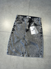 BERMUDA JEANS JORTS "GREY STONE" - 9060