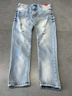 CALÇA JEANS SKINNY "LIGHT BLUE"