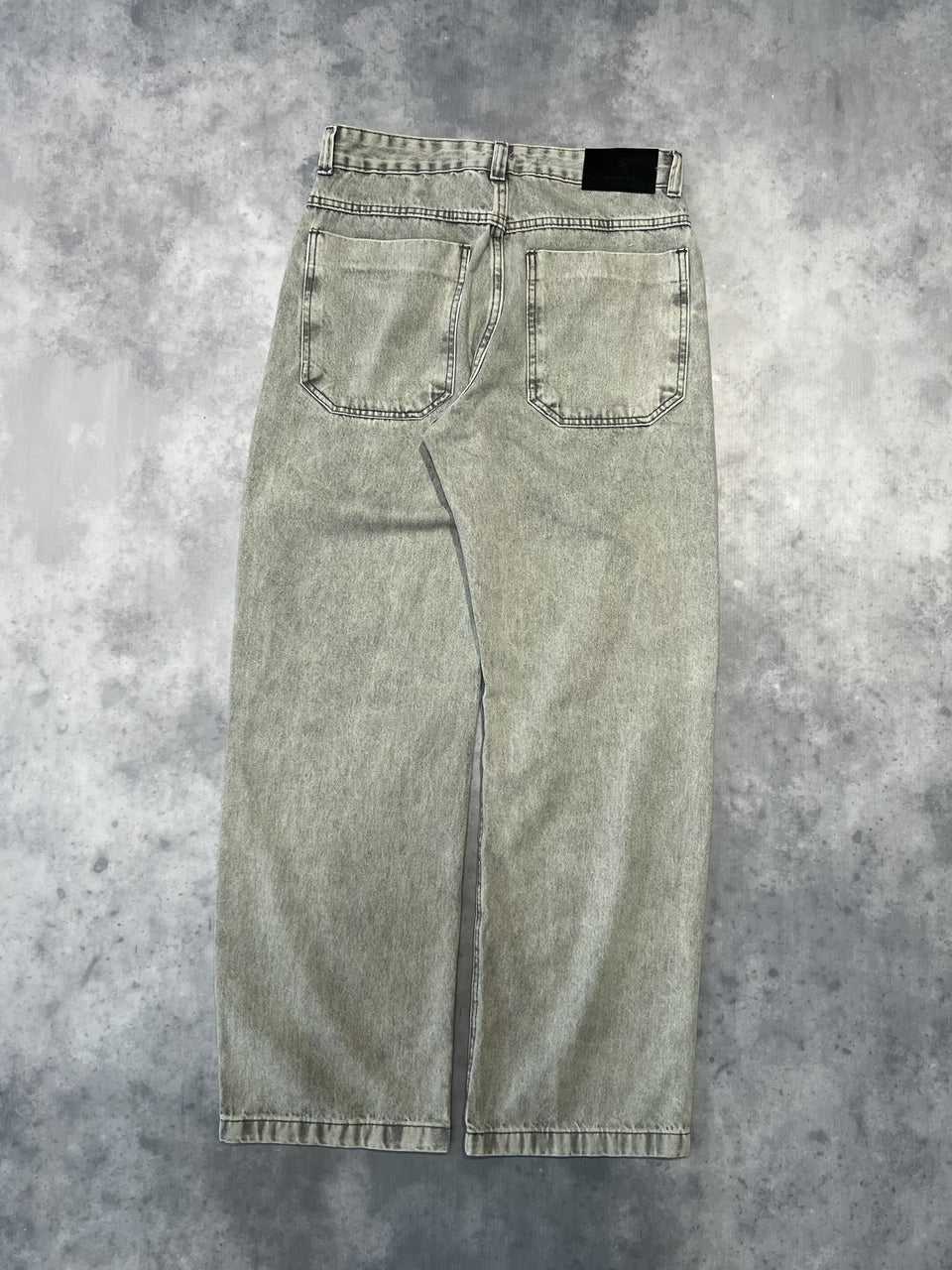 CALÇA JEANS BAGGY "CLEAN GREY" - 6081