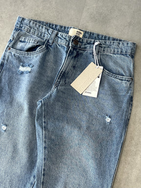 CALÇA JEANS RETA "SKY BLUE" - 7570