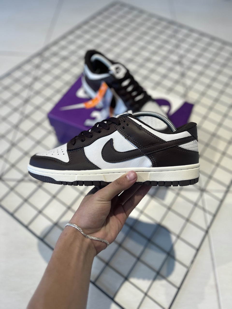 TÊNIS NIKE DUNK LOW - CACAO