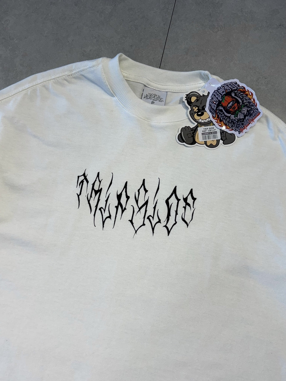 CAMISETA BOXY  TRIPSIDE "SCARY"
