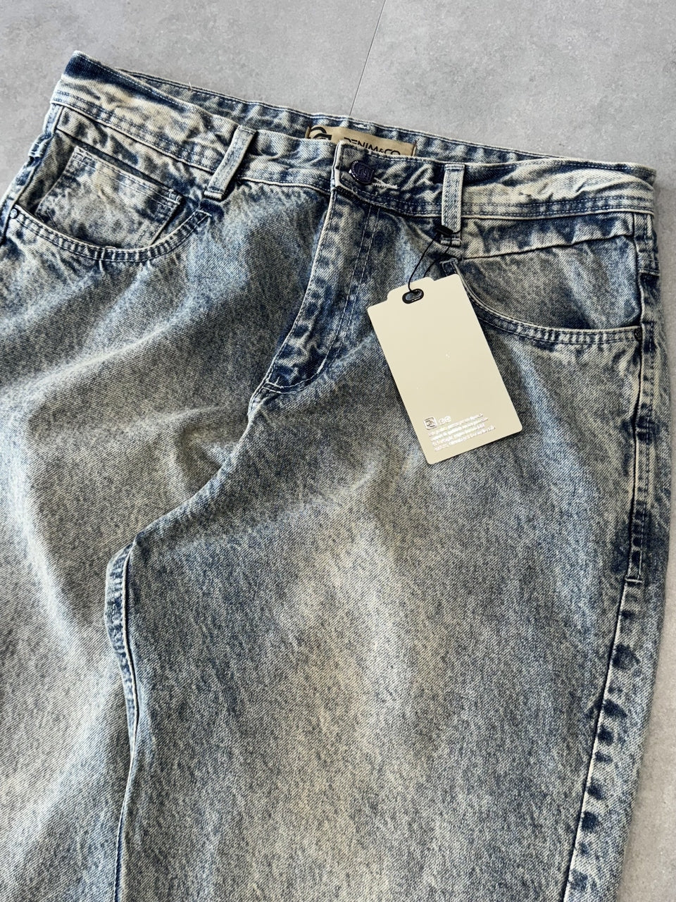 CALÇA JEANS BAGGY "DIRTY SKY" - 3150