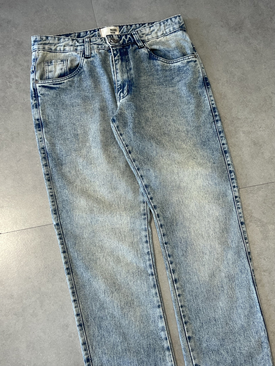 CALÇA JEANS RETA "VINTAGE BLUE" - 7572