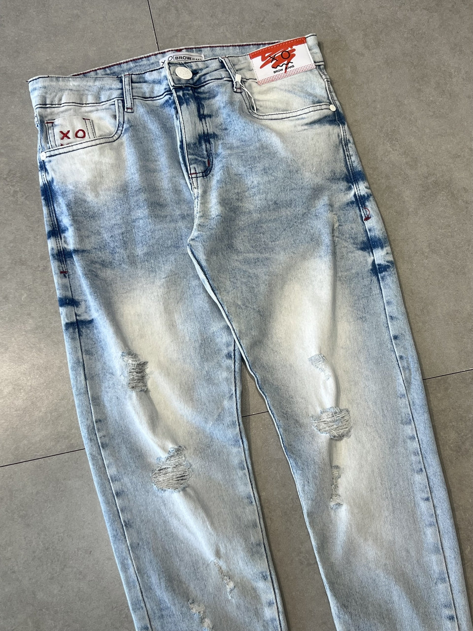 CALÇA JEANS SKINNY "LIGHT BLUE"